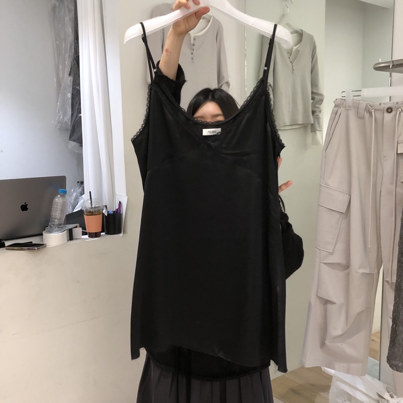 AUBE東大門直郵女士新款人氣職業真品休閑時尚連衣裙褶皺AUBE連衣裙圖色2