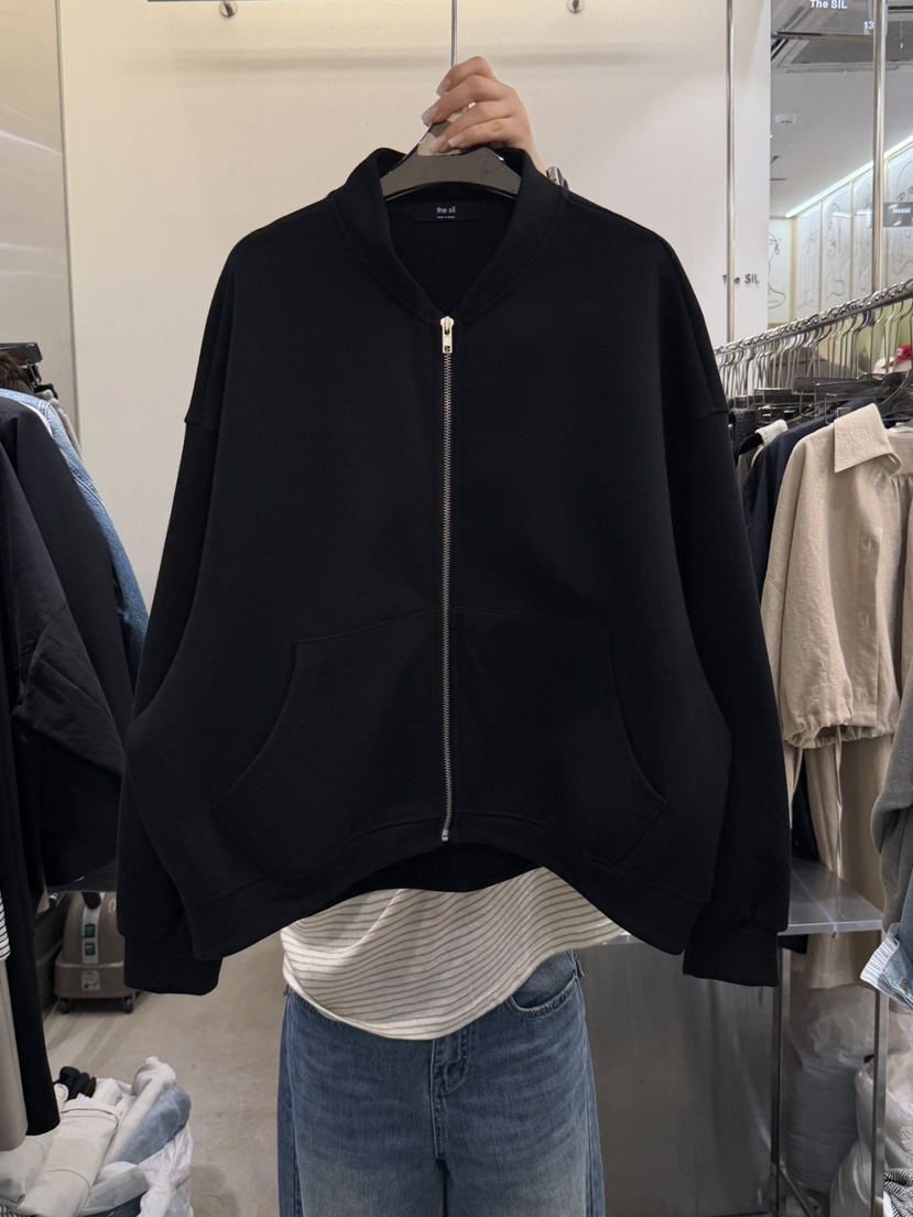 THE SIL東大門直郵女裝新款26春夏熱賣時尚休閑衛衣拉鏈THE SIL/1 2ILLY衛衣圖色2