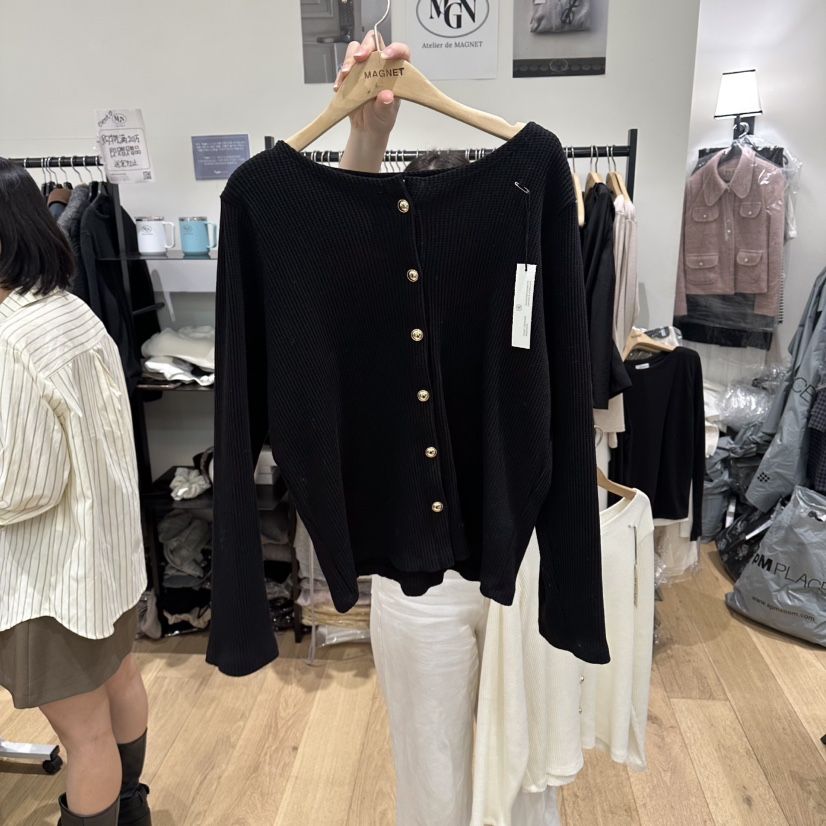 M.G.N韓國代購女士新款休閑推薦熱賣26春夏職業時尚針織衫MAGNET針織衫圖色3