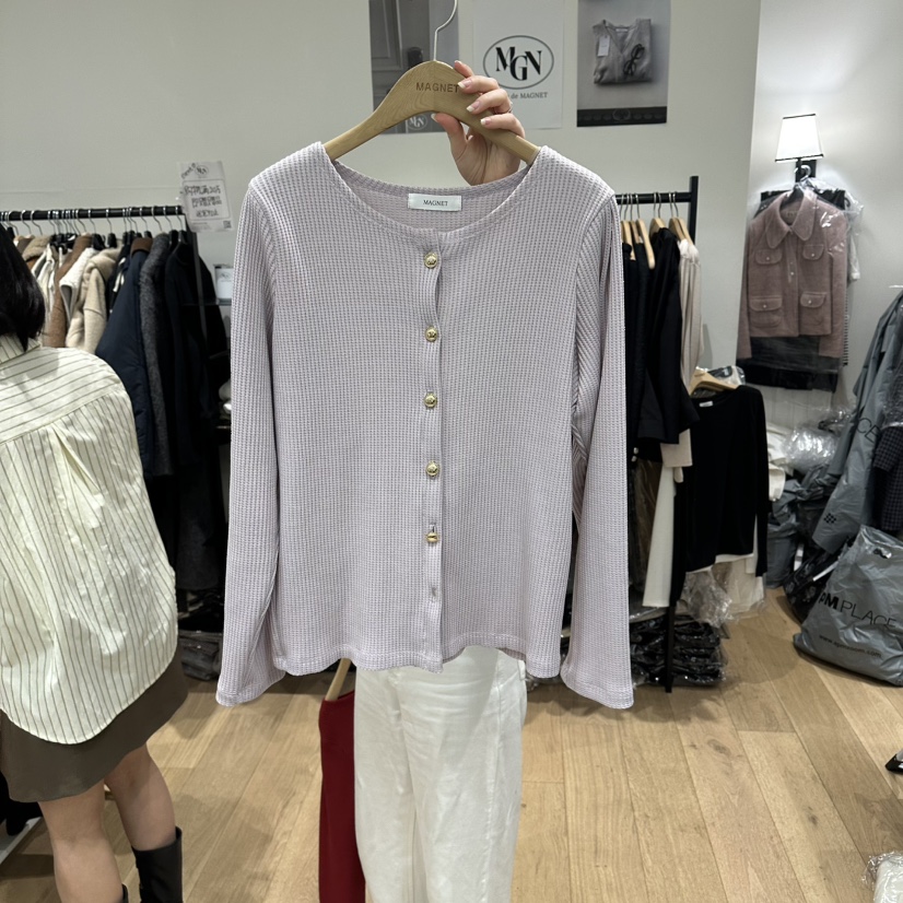 M.G.N韓國代購女士新款休閑推薦熱賣26春夏職業時尚針織衫MAGNET針織衫圖色4
