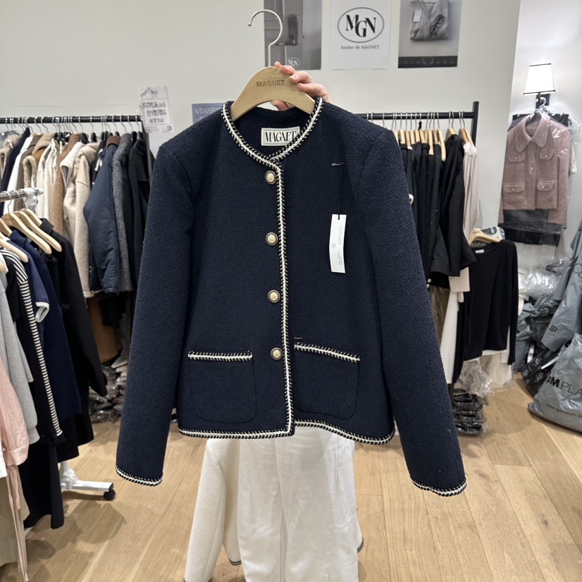 M.G.N東大門直郵女裝新款職業休閑26春夏時尚推薦真品夾克MAGNET夾克圖色2