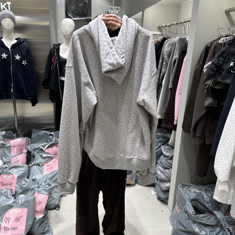 KIKI韓國直郵女士新款時尚職業真品推薦26春夏熱賣夾克花朵KIKI夾克