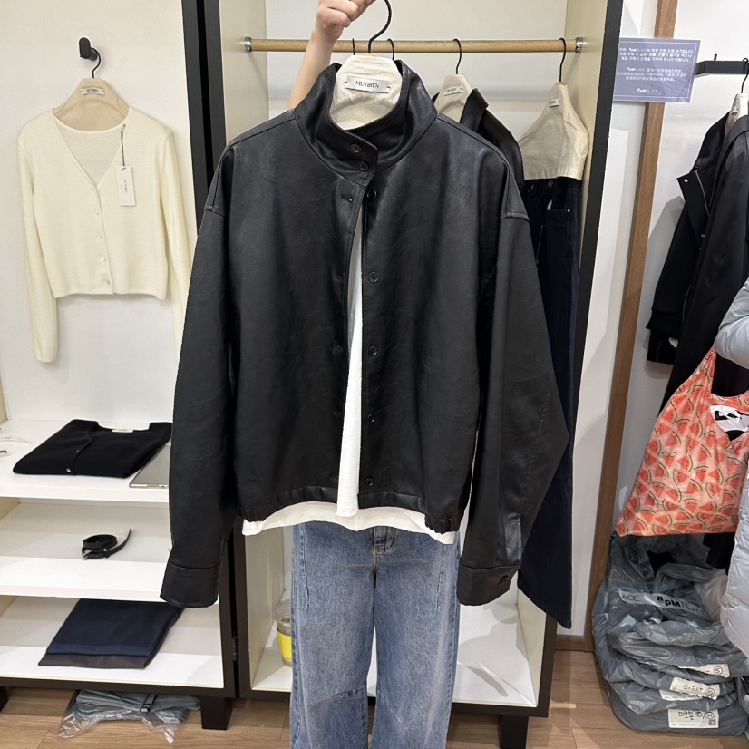 MUYBIEN韓國代購女裝新品真品熱賣休閑時尚26春夏夾克不含內搭MUYBIEN夾克圖色1