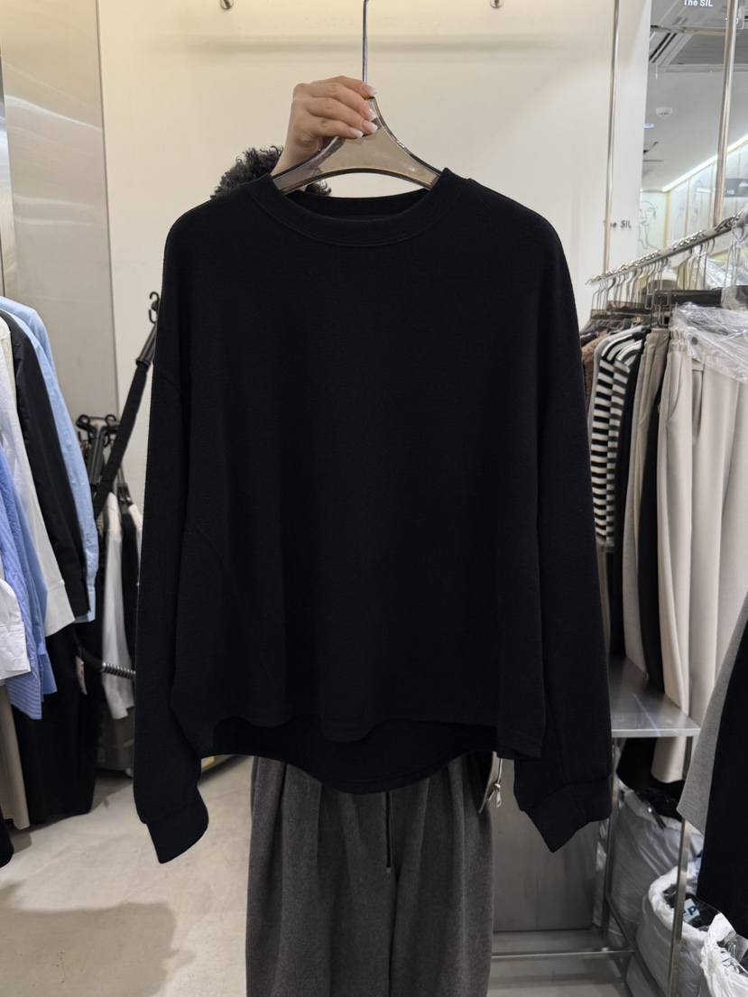 THE SIL東大門實拍女裝新款真品熱賣時尚26春夏職業長袖T恤THE SIL/1 2ILLY長袖T恤圖色2