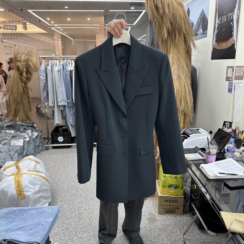 ONEBYTWO韓國直郵女裝新品真品人氣職業休閑推薦26春夏夾克ONE BY TWO夾克圖色3