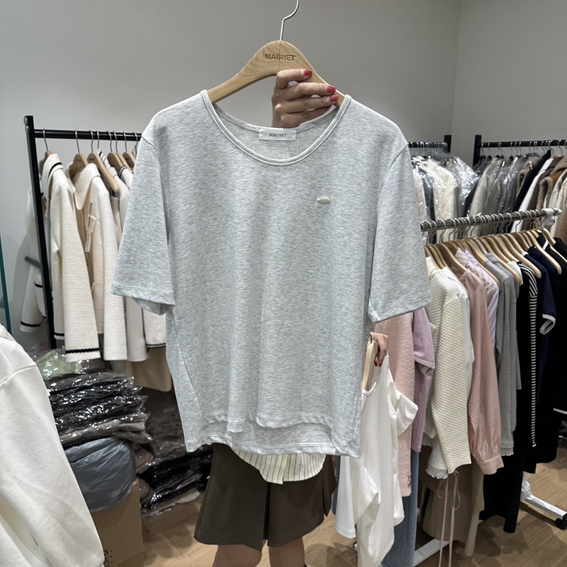 M.G.N韓國代購女士新款推薦人氣職業休閑真品26春夏T恤MAGNETT恤圖色2