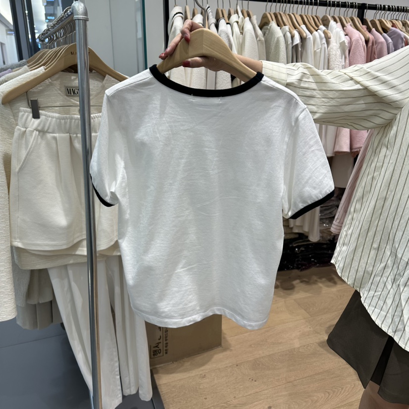 M.G.N韓國直郵女士新品職業熱賣人氣26春夏時尚真品T恤MAGNETT恤