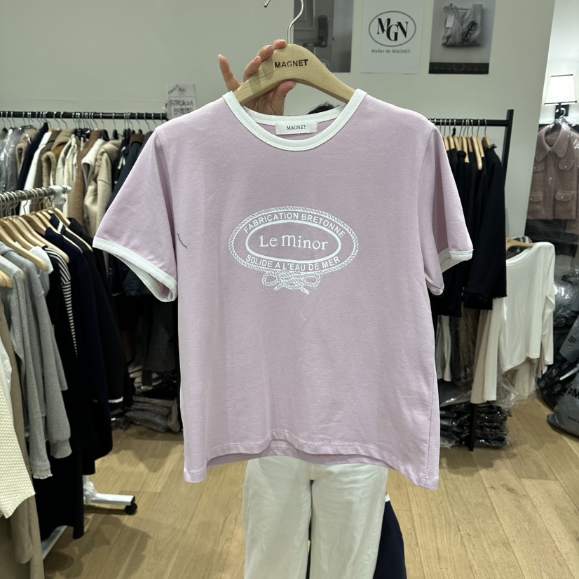 M.G.N韓國直郵女士新品職業熱賣人氣26春夏時尚真品T恤MAGNETT恤圖色3