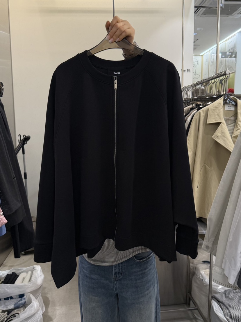 THE SIL東大門代購女士新品真品26春夏熱賣休閑夾克拉鏈THE SIL/1 2ILLY夾克圖色1