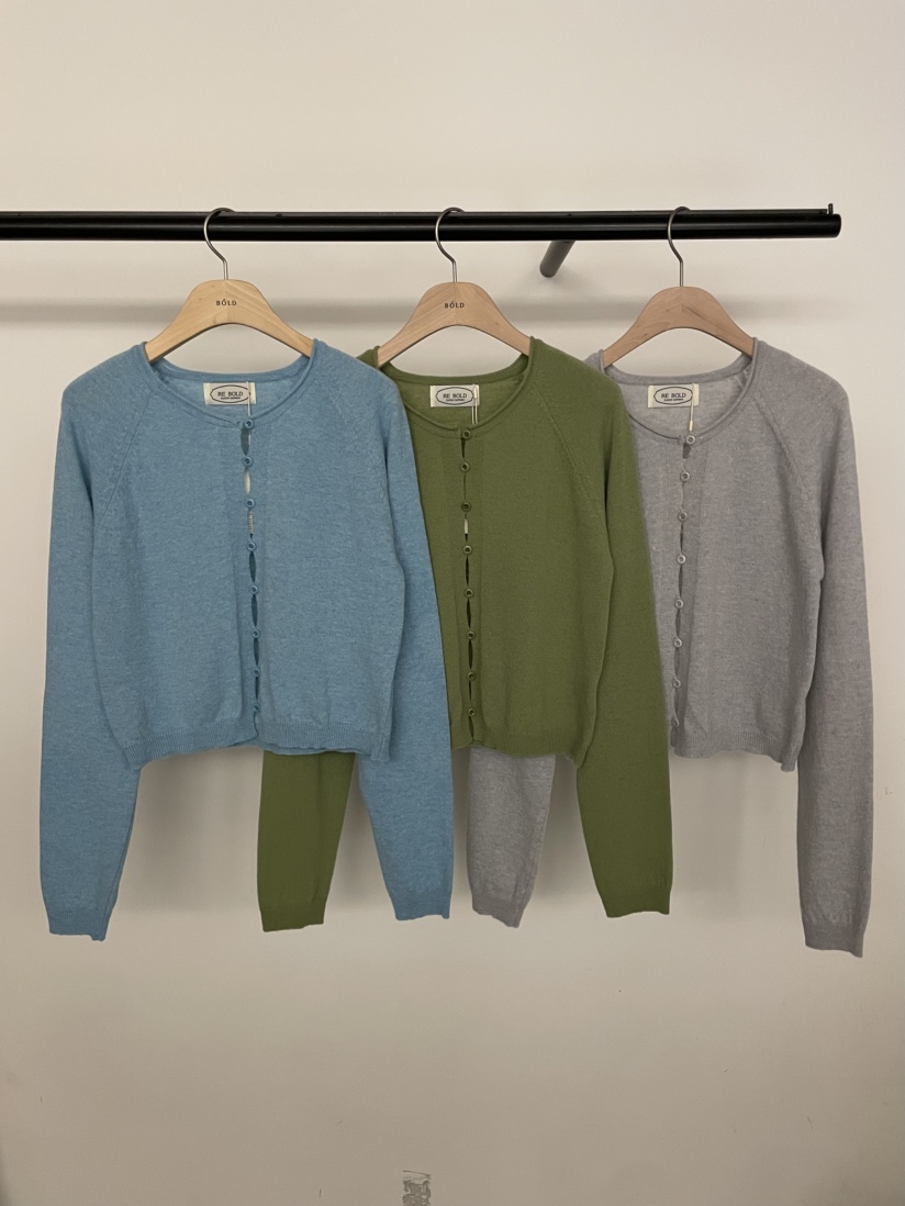 BOLD-A東大門實拍女裝新品推薦熱賣真品休閑時尚針織衫紐扣RE BOLD針織衫