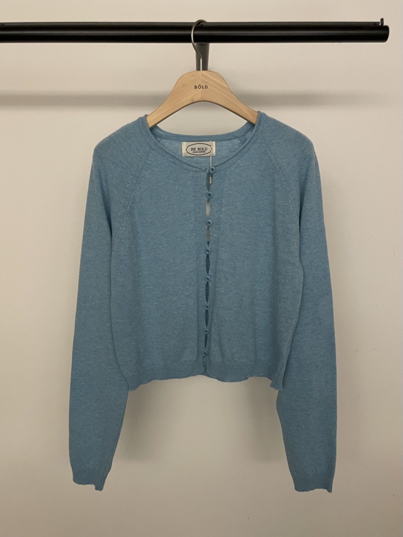 BOLD-A東大門實拍女裝新品推薦熱賣真品休閑時尚針織衫紐扣RE BOLD針織衫圖色1