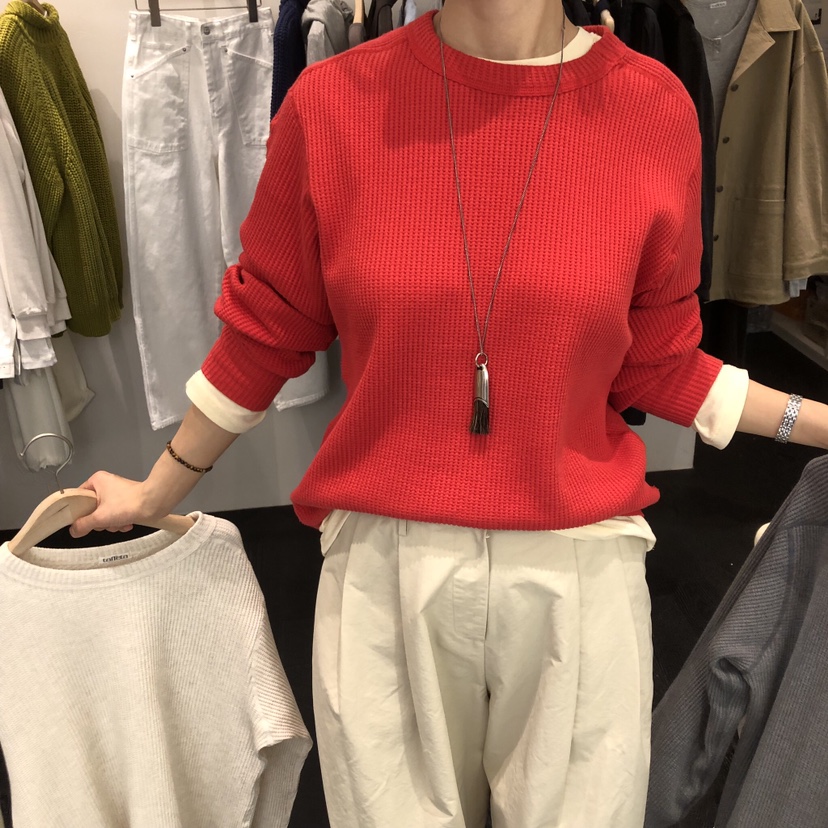 TAFFETA/MURET韓國直郵女士新品推薦真品長袖T恤不含內搭TAFFETA/MURET長袖T恤圖色3