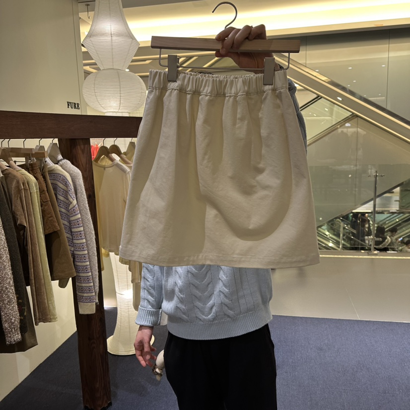 FURE韓國代購女裝新款休閑推薦職業時尚真品人氣短裙棉質FURE短裙