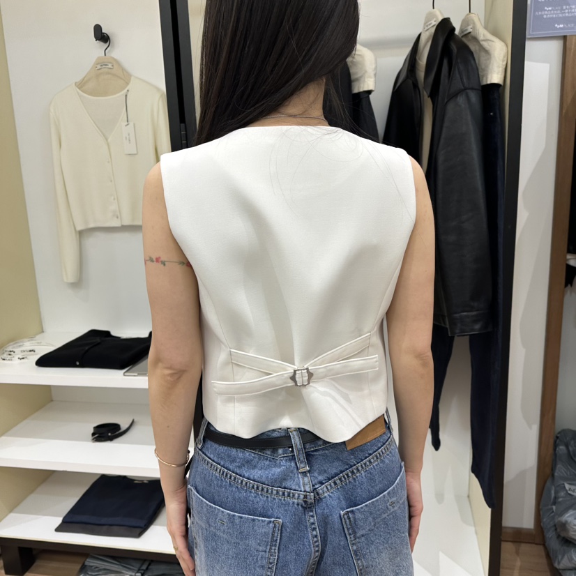 MUYBIEN韓國直郵女裝新款熱賣人氣休閑真品職業時尚26春夏馬甲MUYBIEN馬甲