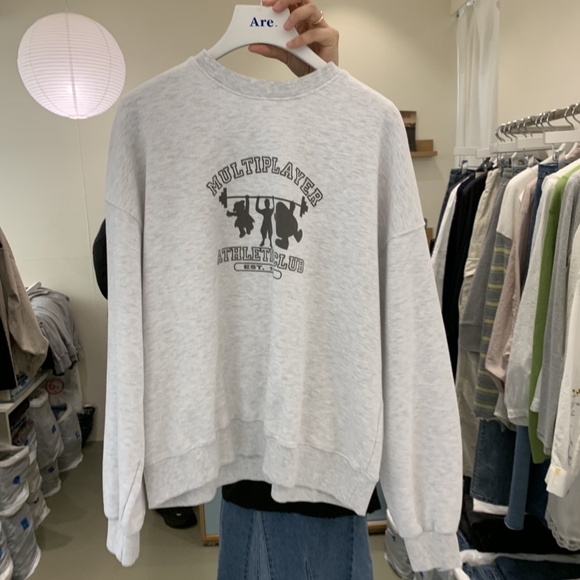 ARE東大門實拍女裝新品職業休閑推薦時尚真品人氣熱賣衛衣ARE YOU/ARE衛衣圖色1