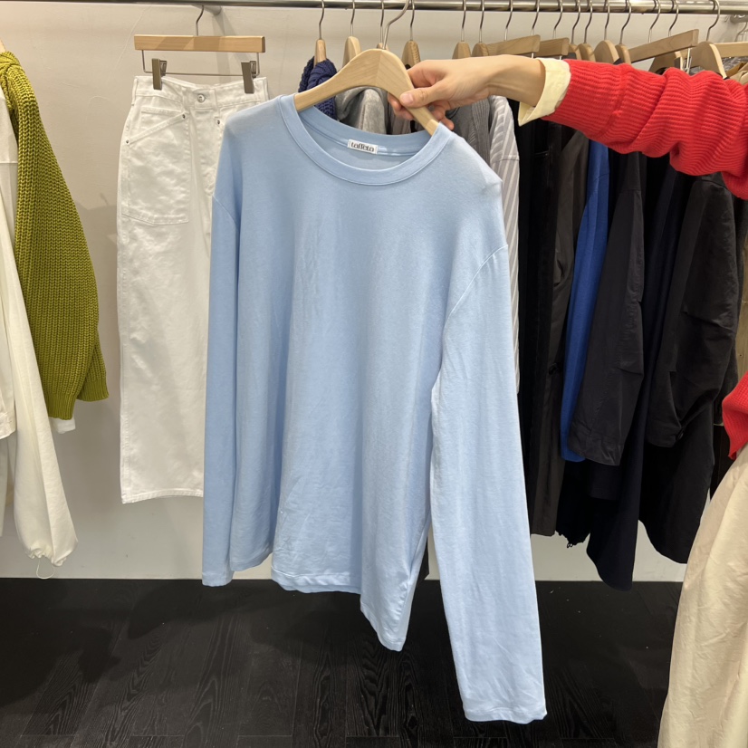 TAFFETA/MURET韓國直郵女裝新品時尚熱賣休閑職業長袖T恤TAFFETA/MURET長袖T恤圖色1