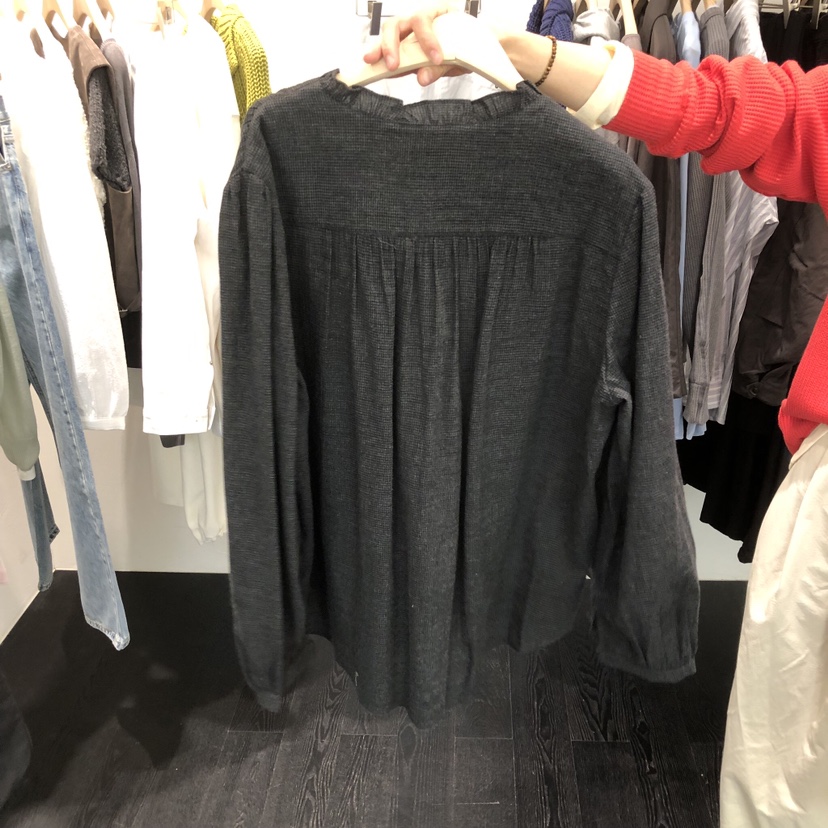 TAFFETA/MURET韓國代購女裝新款推薦真品襯衫蕾絲衫荷葉邊TAFFETA/MURET襯衫/蕾絲衫