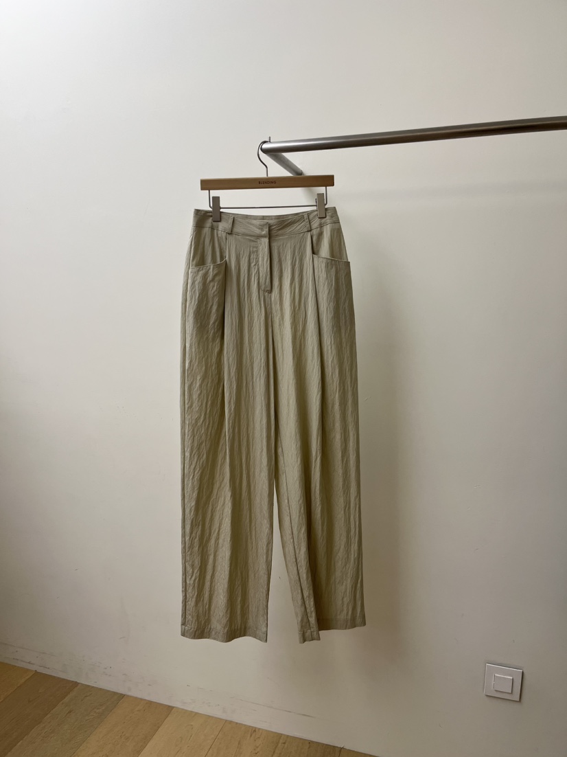 BLENDING-p東大門實拍女士新款休閑26春夏推薦職業休閑褲BLENDING-p休閑褲圖色1