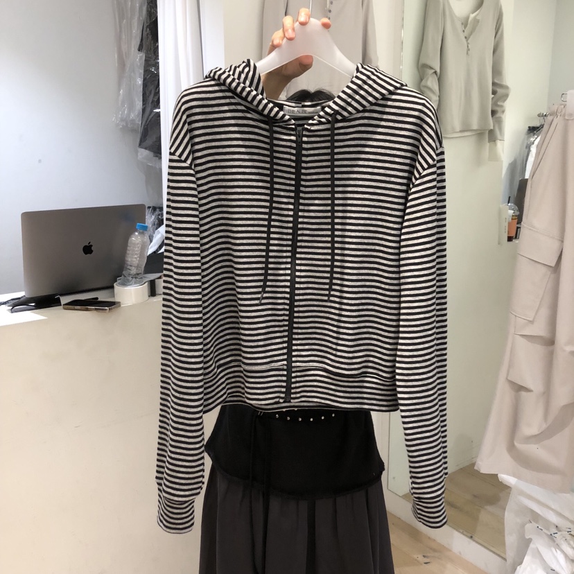 AUBE東大門代購女裝新品26春夏推薦時尚夾克不含內搭拉鏈AUBE夾克圖色3