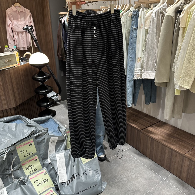 BABYTOUCH韓國代購女士新品26春夏休閑真品推薦時尚休閑褲BABYTOUCH休閑褲圖色2