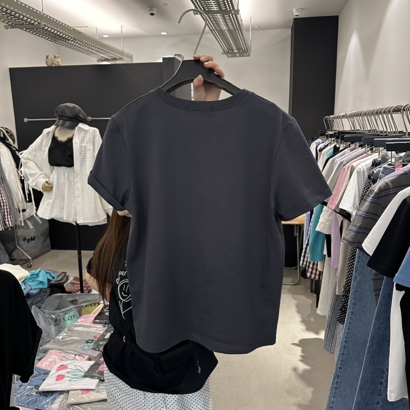 A.CES東大門直郵女裝新款推薦熱賣休閑人氣26春夏職業T恤A.CEST恤