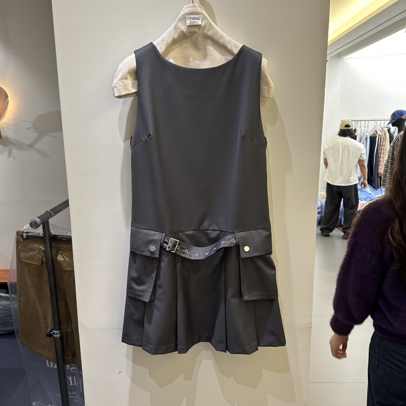 FURE東大門代購女裝新款26春夏真品熱賣人氣推薦連衣裙系帶FURE連衣裙圖色1