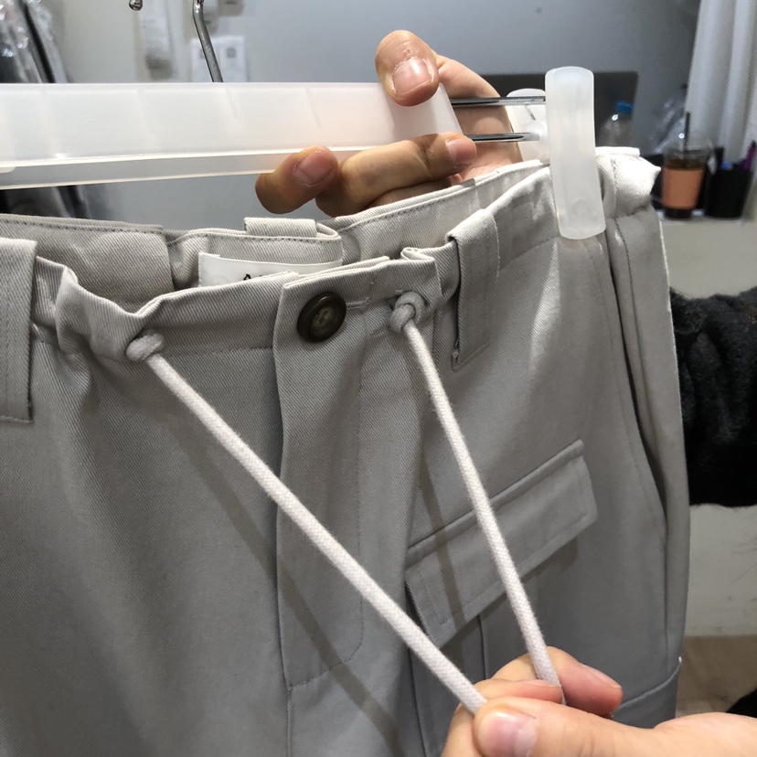 AUBE韓國直郵女士新品真品熱賣職業推薦人氣時尚休閑褲口袋AUBE休閑褲