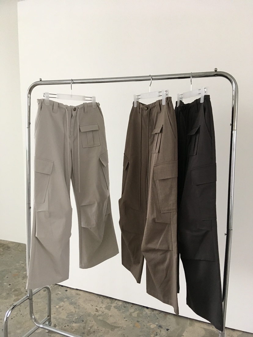 AUBE韓國直郵女士新品真品熱賣職業推薦人氣時尚休閑褲口袋AUBE休閑褲