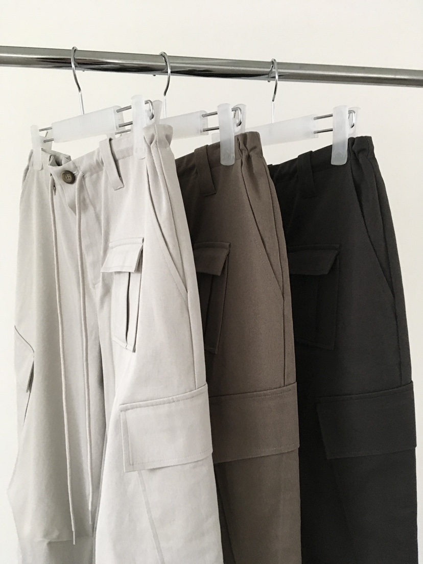 AUBE韓國直郵女士新品真品熱賣職業推薦人氣時尚休閑褲口袋AUBE休閑褲