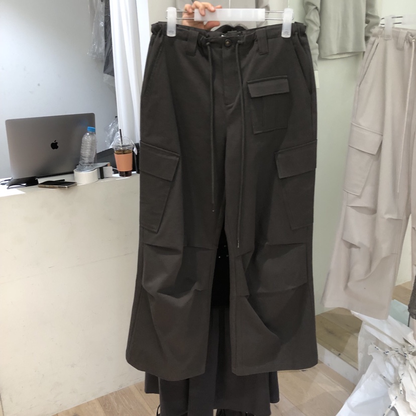 AUBE韓國直郵女士新品真品熱賣職業推薦人氣時尚休閑褲口袋AUBE休閑褲圖色3