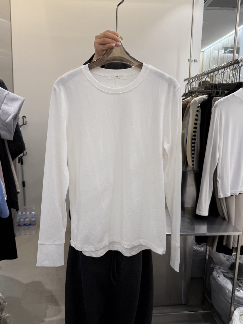 THE SIL東大門實拍女裝新品真品時尚熱賣推薦26春夏長袖T恤THE SIL/1 2ILLY長袖T恤圖色3