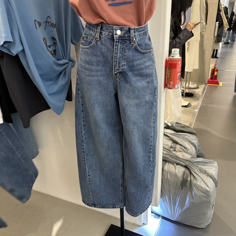 A.CES東大門實拍女裝新款人氣休閑26春夏職業時尚牛仔褲A.CES牛仔褲