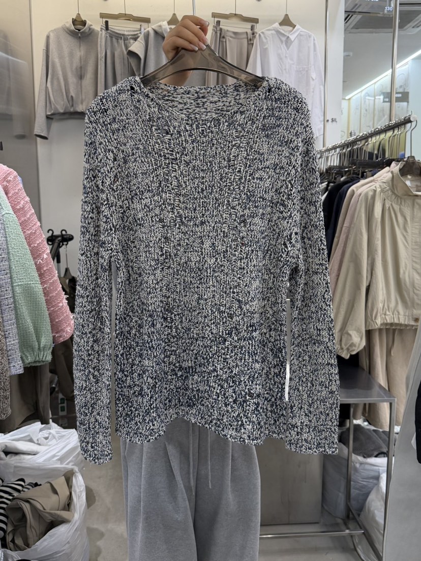 THE SIL東大門代購女士新款職業時尚推薦真品人氣針織衫THE SIL/1 2ILLY針織衫圖色1