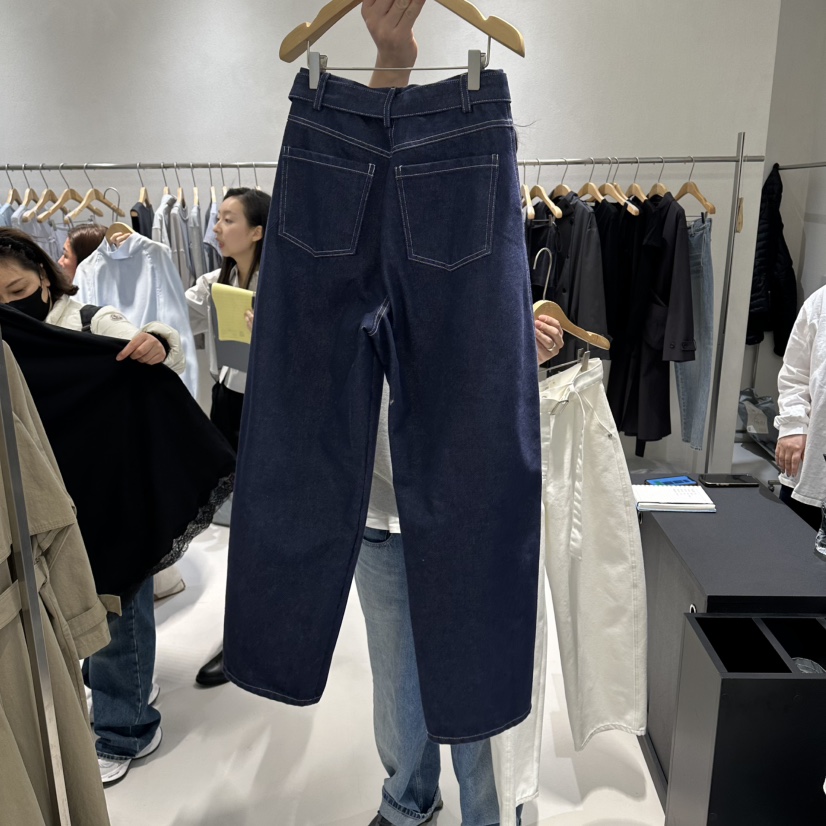 OVU東大門直郵女裝新品人氣休閑26春夏職業推薦休閑褲含腰帶OVU休閑褲