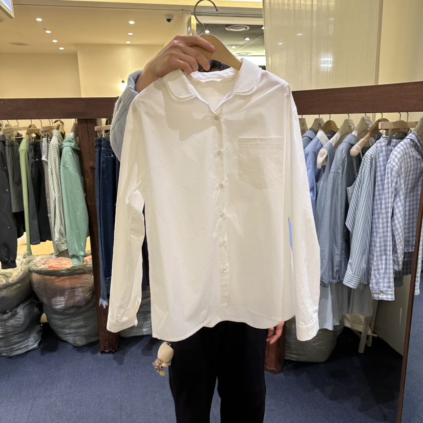 FURE東大門代購女士新品真品時尚休閑人氣熱賣襯衫蕾絲衫FURE襯衫/蕾絲衫圖色2