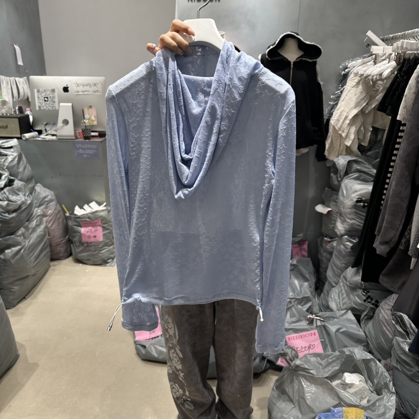 RIBBON韓國直郵女士新品真品26春夏時尚人氣推薦休閑長袖T恤RIBBON長袖T恤