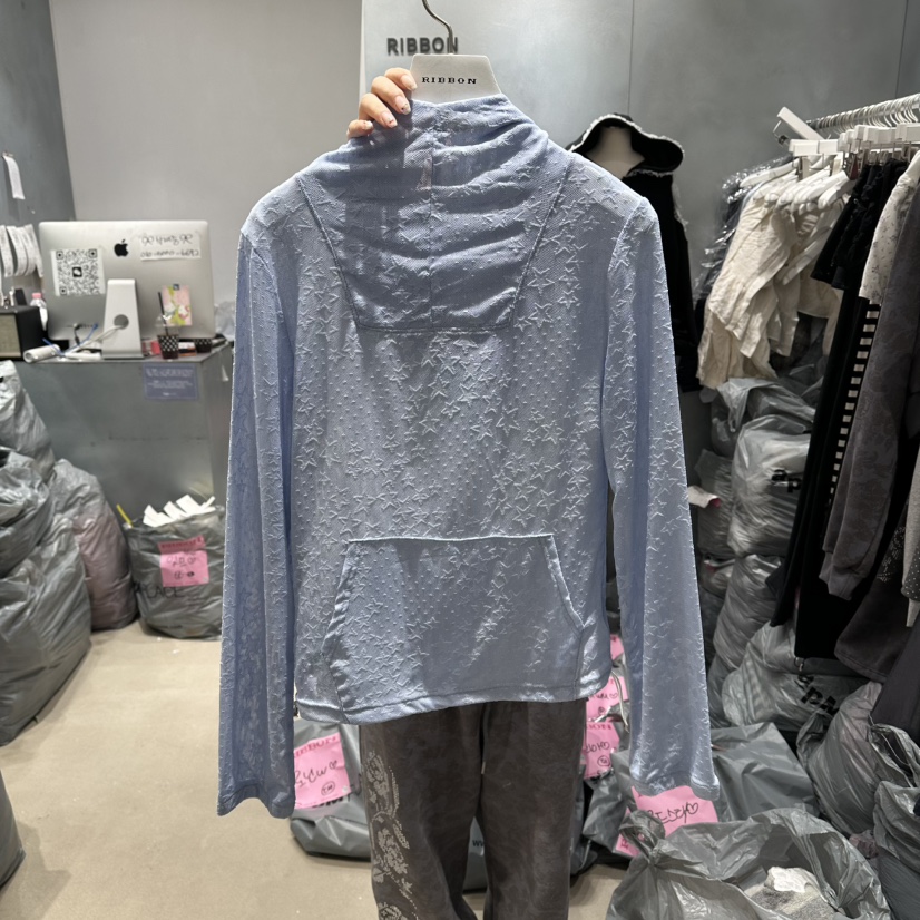 RIBBON韓國直郵女士新品真品26春夏時尚人氣推薦休閑長袖T恤RIBBON長袖T恤圖色1