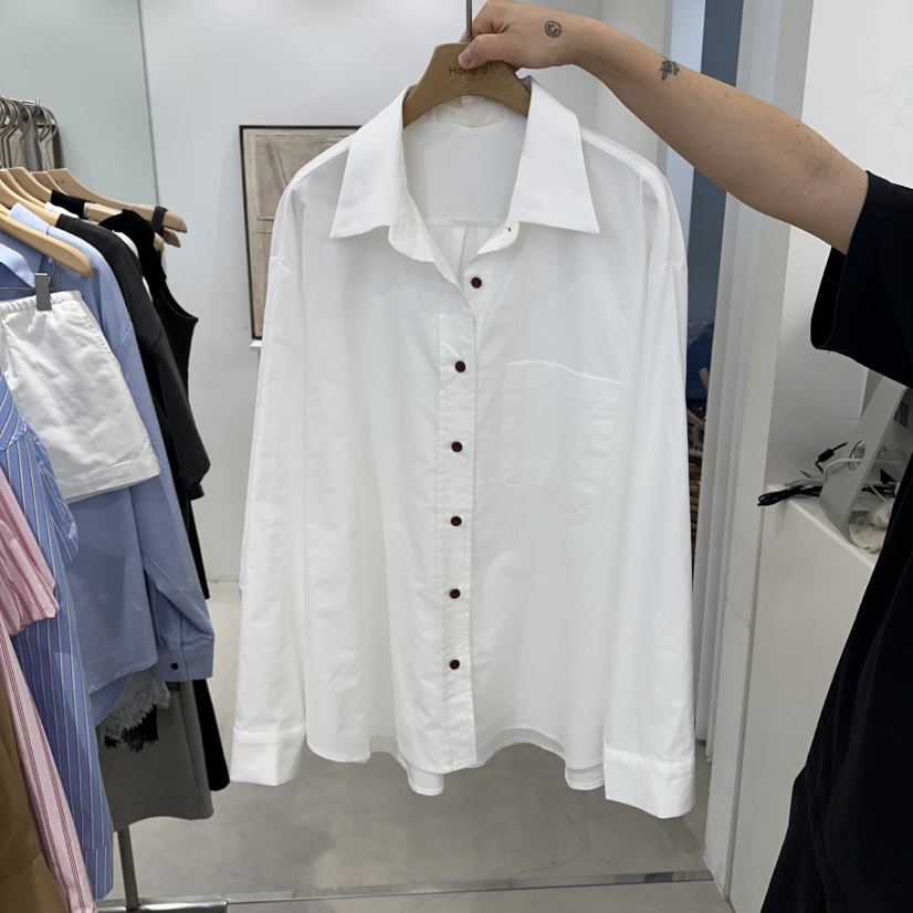 HONG.U東大門實拍女士新款休閑人氣時尚推薦真品襯衫蕾絲衫HONG.U襯衫/蕾絲衫圖色2