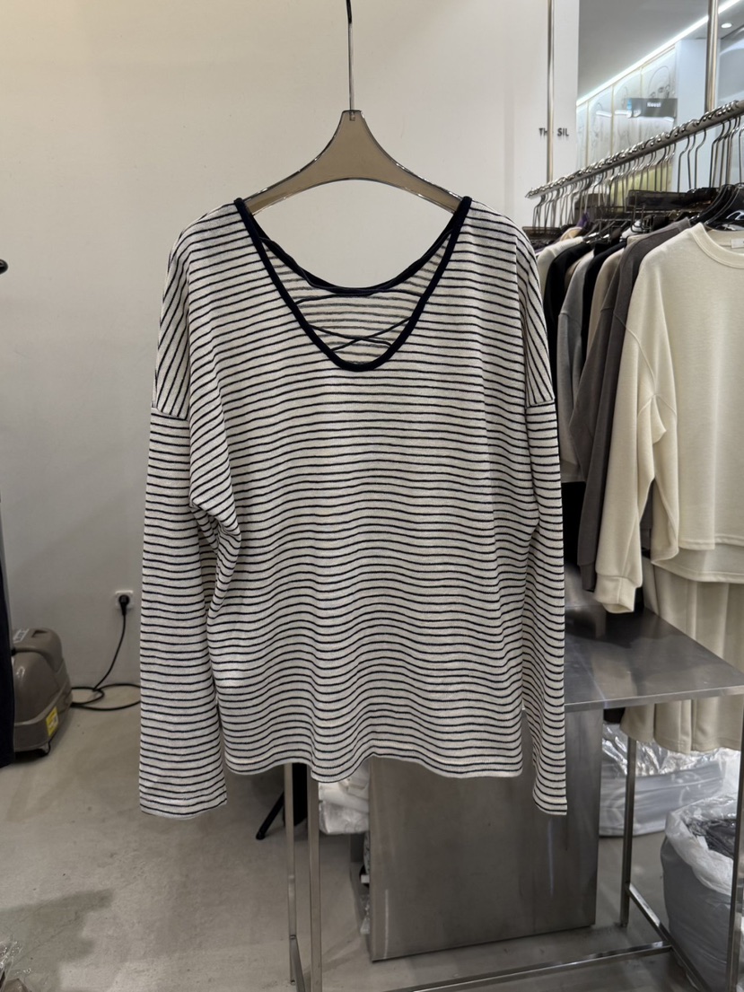 THE SIL韓國代購女裝新品休閑26春夏職業人氣時尚長袖T恤THE SIL/1 2ILLY長袖T恤