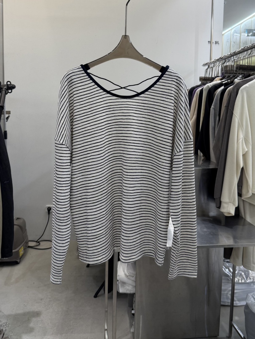 THE SIL韓國代購女裝新品休閑26春夏職業人氣時尚長袖T恤THE SIL/1 2ILLY長袖T恤圖色1