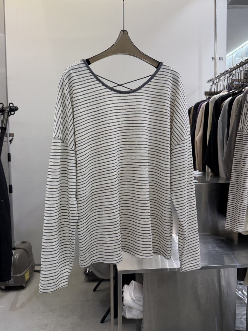 THE SIL韓國代購女裝新品休閑26春夏職業人氣時尚長袖T恤THE SIL/1 2ILLY長袖T恤圖色2