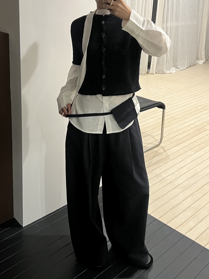 ADDICTED東大門代購女士新款真品人氣推薦休閑褲含腰包口袋ADDICTED休閑褲