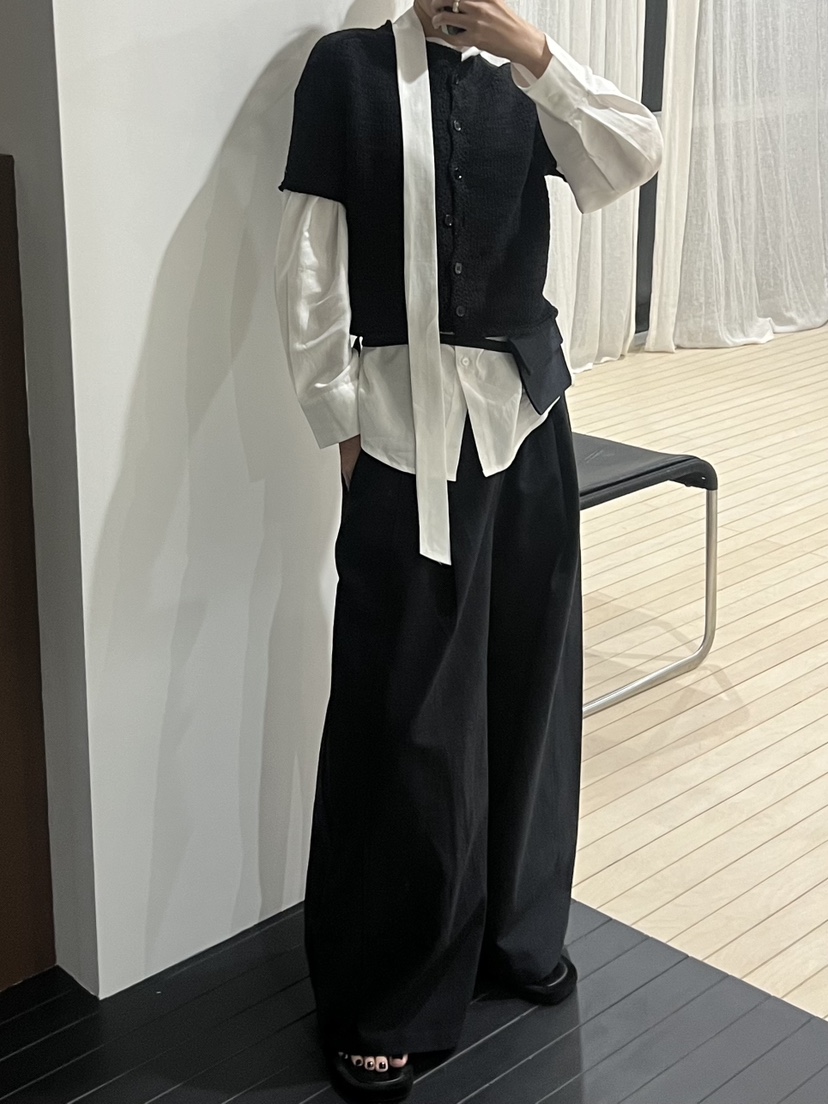 ADDICTED東大門代購女士新款真品人氣推薦休閑褲含腰包口袋ADDICTED休閑褲圖色2