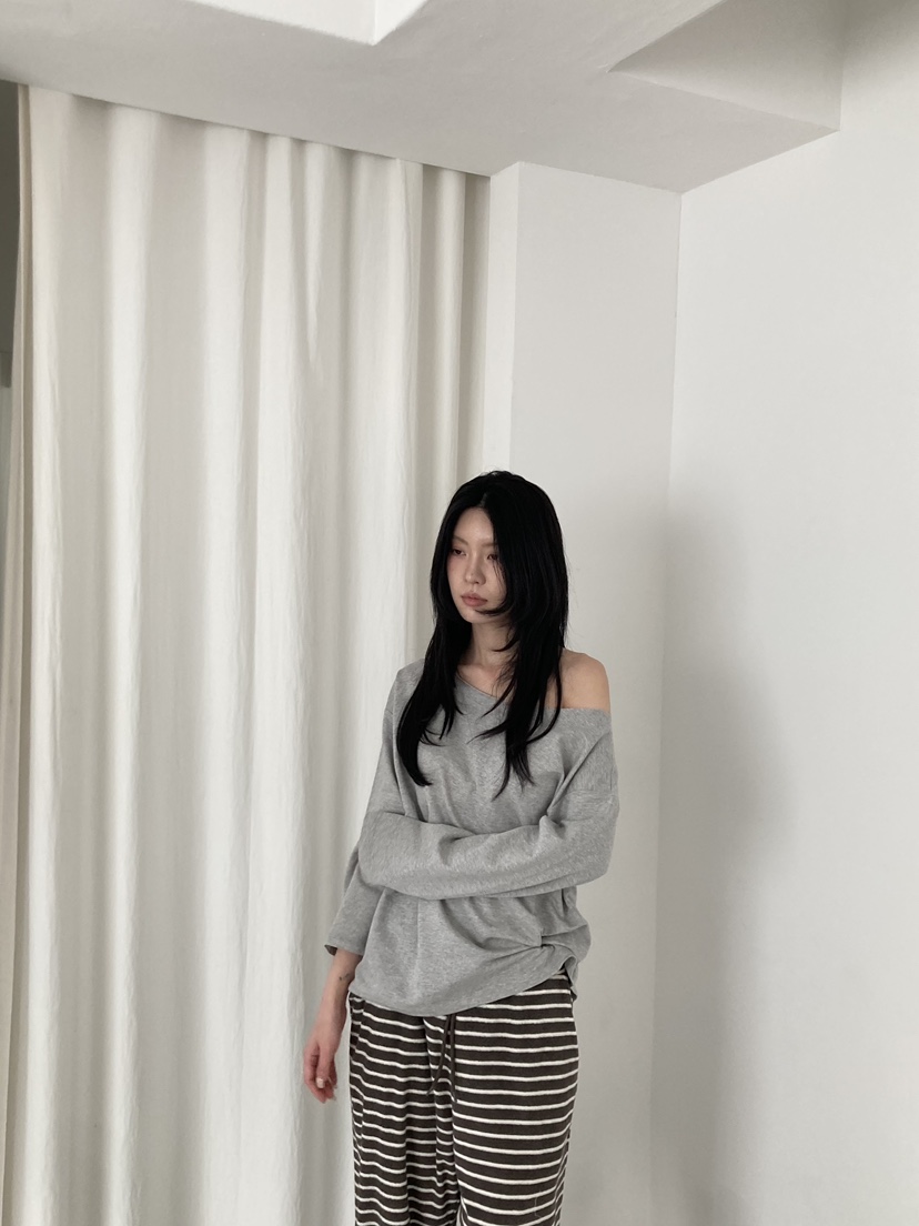 ORDINARYA東大門直郵女裝新款推薦真品人氣熱賣26春夏長袖T恤ROESMMOSS長袖T恤