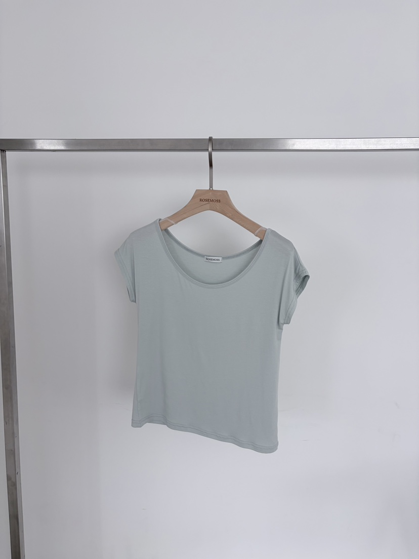 ORDINARYA韓國直郵女裝新品休閑推薦職業時尚26春夏熱賣T恤ROESMMOSST恤圖色1