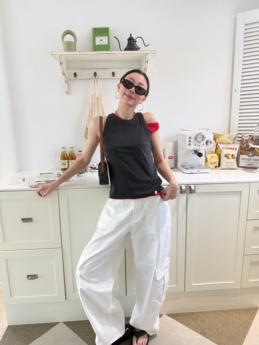 LUMIPLE韓國代購女士新款時尚職業26春夏人氣熱賣吊帶背心棉LUMIPLE吊帶/背心