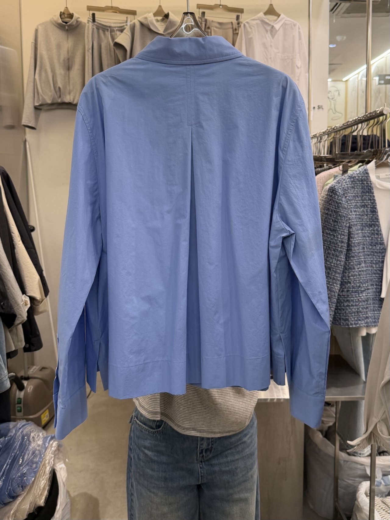 THE SIL韓國代購女裝新款26春夏真品推薦襯衫蕾絲衫奶油色THE SIL/1 2ILLY襯衫/蕾絲衫