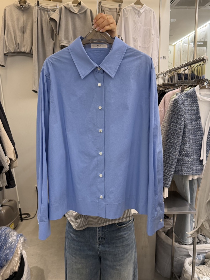 THE SIL韓國代購女裝新款26春夏真品推薦襯衫蕾絲衫奶油色THE SIL/1 2ILLY襯衫/蕾絲衫圖色1