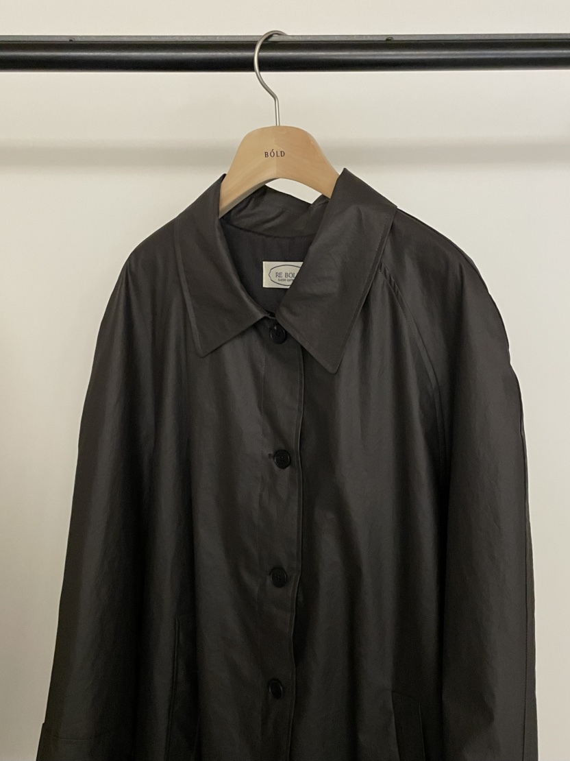 BOLD-A韓國代購女裝新款推薦人氣26春夏時尚長款風衣涂層RE BOLD長款風衣