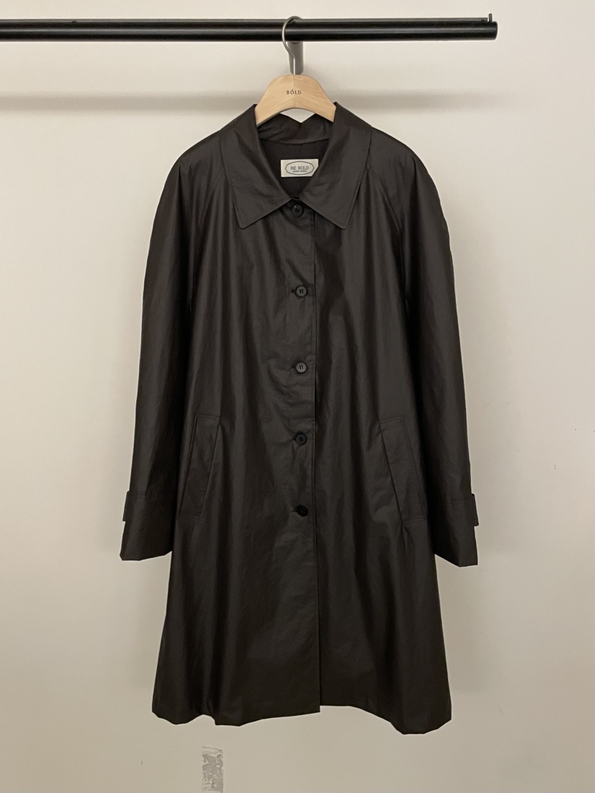 BOLD-A韓國代購女裝新款推薦人氣26春夏時尚長款風衣涂層RE BOLD長款風衣圖色1